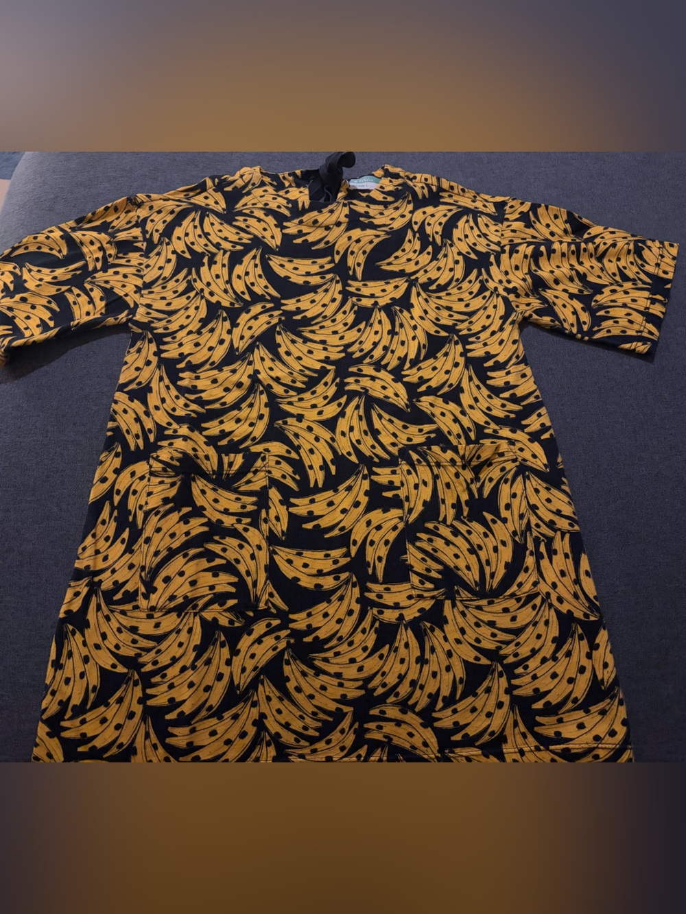 Fabula Banana Print Dress